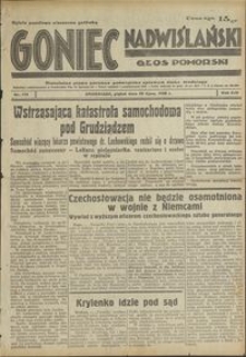 Goniec Nadwiślański : Głos Pomorski : niezależne pismo poranne poświęcone sprawom stanu średniego : 1938.07.29. R. 14, nr 172