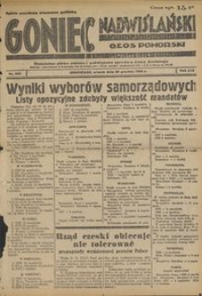 Goniec Nadwiślański : Głos Pomorski : niezależne pismo poranne poświęcone sprawom stanu średniego : 1938.12.20, R. 14 nr 292