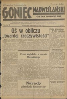 Goniec Nadwiślański : Głos Pomorski : niezależne pismo poranne poświęcone sprawom stanu średniego : 1939.05.16, R. 15 nr 113