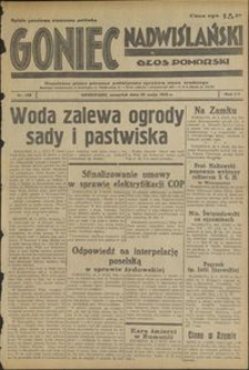 Goniec Nadwiślański : Głos Pomorski : niezależne pismo poranne poświęcone sprawom stanu średniego : 1939.05.25, R. 15 nr 120