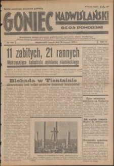 Goniec Nadwiślański : Głos Pomorski : niezależne pismo poranne poświęcone sprawom stanu średniego ; 1939.06.20, R. 15 nr 140