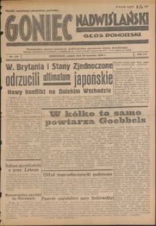 Goniec Nadwiślański : Głos Pomorski : niezależne pismo poranne poświęcone sprawom stanu średniego : 1939.06.23, R. 15 nr 143