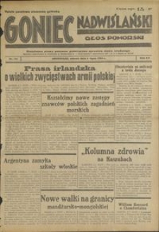 Goniec Nadwiślański : Glos Pomorski : niezależne pismo poranne poświęcone sprawom stanu średniego : 1939.07.04, R. 15 nr 151