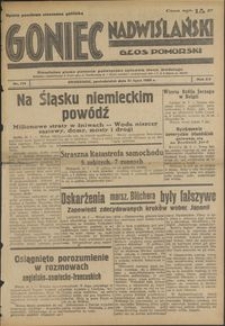 Goniec Nadwiślański : Glos Pomorski : niezależne pismo poranne poświęcone sprawom stanu średniego : 1939.07.31, R. 15 nr 174