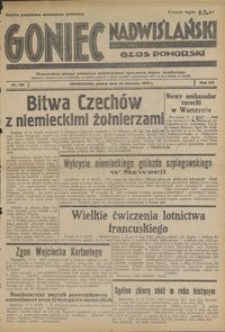 Goniec Nadwiślański : Glos Pomorski : niezależne pismo poranne poświęcone sprawom stanu średniego : 1939.08.18, R. nr 189