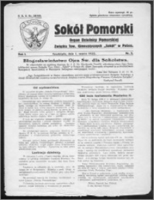 Sokół Pomorski 1932, R. 1, nr 3