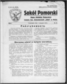 Sokół Pomorski 1932, R. 1, nr 8