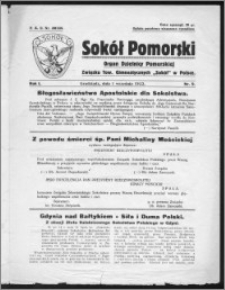 Sokół Pomorski 1932, R. 1, nr 9