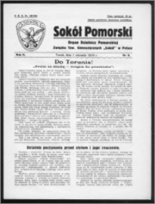 Sokół Pomorski 1933, R. 2, nr 8