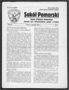 Sokół Pomorski 1934, R. 3, nr 1