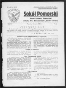 Sokół Pomorski 1935, R. 4, nr 1