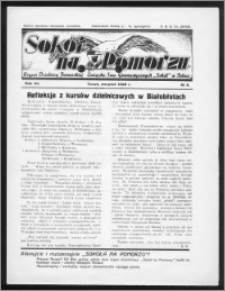 Sokół na Pomorzu 1938, R. 7, nr 8