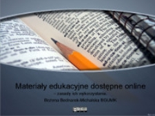 Materiały edukacyjne dostępne online – zasady ich wykorzystania
