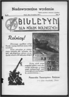 Biuletyn dla Kółek Rolniczych 1939, R. 6, nr 4b