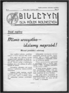 Biuletyn dla Kółek Rolniczych 1939, R. 6, nr 6