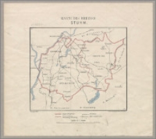 Karte des Kreises Stuhm