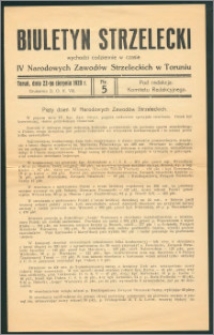 Biuletyn strzelecki R.1928, nr 5