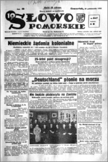 Słowo Pomorskie 1938.10.27 R.18 nr 247