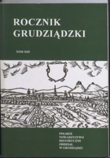 Rocznik Grudziądzki T.13
