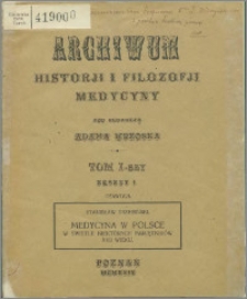 Medycyna w Polsce w świetle niektórych pamiętników XVII wieku
