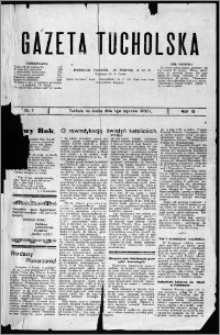 Gazeta Tucholska 1930, R. 3, nr 1