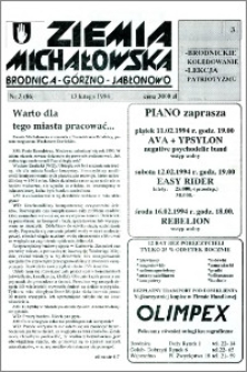 Ziemia Michałowska : Brodnica-Górzno-Jabłonowo R. 1994, Nr 3 (86)