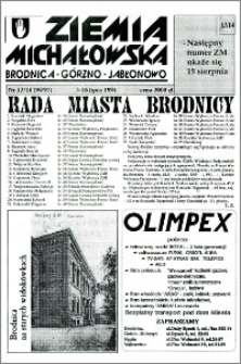 Ziemia Michałowska : Brodnica-Górzno-Jabłonowo R. 1994, Nr 15 (98)