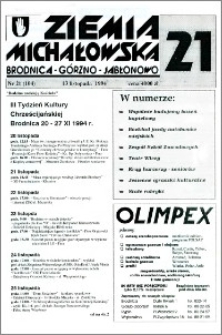 Ziemia Michałowska : Brodnica-Górzno-Jabłonowo R. 1994, Nr 21 (104)