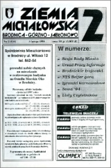 Ziemia Michałowska : Brodnica-Górzno-Jabłonowo R. 1995, Nr 2 (110)
