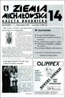 Ziemia Michałowska : Gazeta Brodnicka R. 1995, Nr 14 (123)