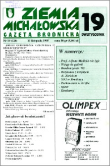 Ziemia Michałowska : Gazeta Brodnicka R. 1995, Nr 19 (128)