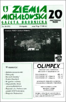 Ziemia Michałowska : Gazeta Brodnicka R. 1996, Nr 20 (151)