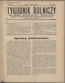 Tygodnik Rolniczy 1936, R. 20 nr 5/6