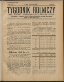 Tygodnik Rolniczy 1936, R. 20 nr 7/8