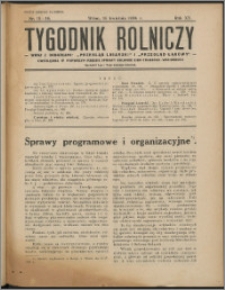 Tygodnik Rolniczy 1936, R. 20 nr 15/16