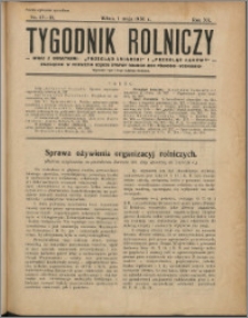 Tygodnik Rolniczy 1936, R. 20 nr 17/18