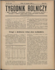 Tygodnik Rolniczy 1936, R. 20 nr 31/32