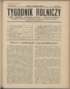 Tygodnik Rolniczy 1936, R. 20 nr 43/44