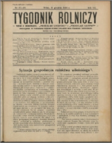 Tygodnik Rolniczy 1936, R. 20 nr 47/48