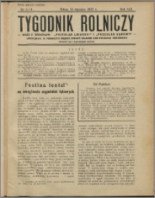 Tygodnik Rolniczy 1937, R. 21 nr 3/4