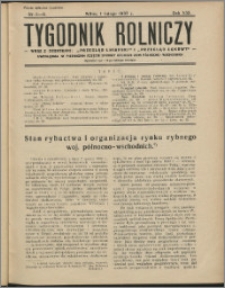 Tygodnik Rolniczy 1937, R. 21 nr 5/6