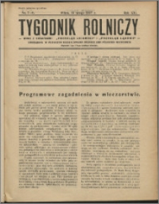 Tygodnik Rolniczy 1937, R. 21 nr 7/8