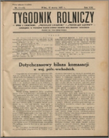 Tygodnik Rolniczy 1937, R. 21 nr 11/12