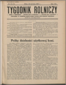 Tygodnik Rolniczy 1937, R. 21 nr 15/16