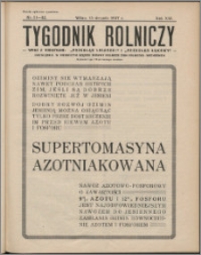 Tygodnik Rolniczy 1937, R. 21 nr 31/32