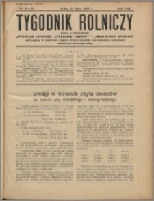 Tygodnik Rolniczy 1938, R. 22 nr 27/28