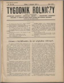 Tygodnik Rolniczy 1938, R. 22 nr 29/30