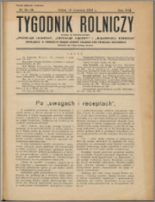 Tygodnik Rolniczy 1938, R. 22 nr 35/36