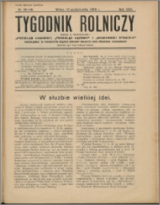 Tygodnik Rolniczy 1938, R. 22 nr 39/40