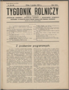 Tygodnik Rolniczy 1938, R. 22 nr 45/46